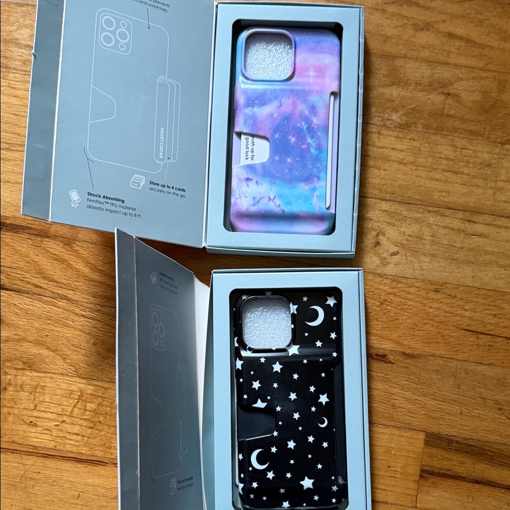Two iPhone cases